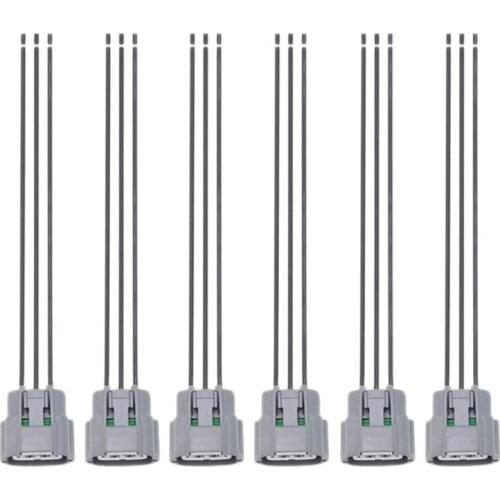 6Pcs Ignition Coil Harness Connector Wiring Fits for Nissan Altima Sentra X-Trail