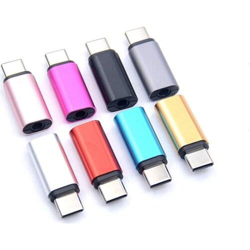 Type-C USB C USB 3.1 to 3.5mm Audio AUX Jack Portable Earphone Adapter for Xiaomi 8 for Huawei P20 LeTV 2 Nut pro Type C Cable