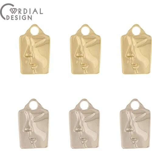 Cordial Design 100Pcs 14*23MM Jewelry Accessories/Charms/DIY Earrings Making/Hand Made/Pendant/Jewelry Findings & Components