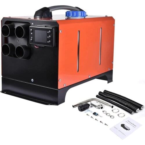 5KW 12V/24V All In One Car Heater ABS Black Diesel Heater Autonomous Heater For webasto Motor-home RV Trucks With LCD Display