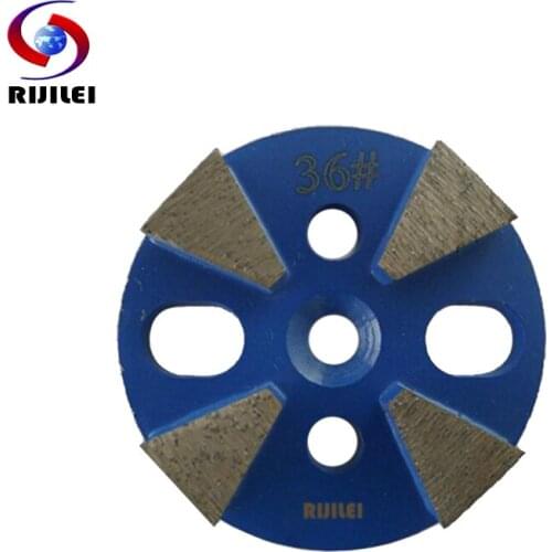 RIJILEI 15 PCS Diamond Grinding Disc Cup Wheel Concrete Grinding Plates for Granite Marble Concrete floor grinding shoes U20
