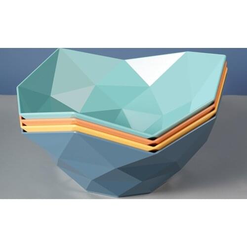 Fruit Tray Home Living Room European Dry Fruit Tray Office Desktop Snack Nut Sugar Tray Kitchen Items Container Food Storage