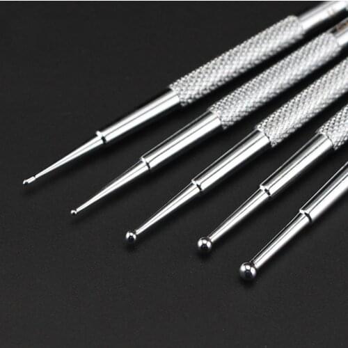 Good quality steel indentation pen,Clay pottery Crimping pen,tools for polymer clay,5pcs/set