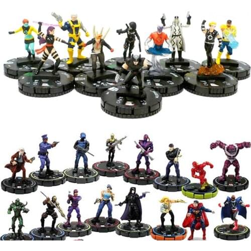Heroclixs Collectible Miniatures Game Superhero Marvels DC Figure Toy Avengers Batman Guardians Galaxy Action Figure Collections