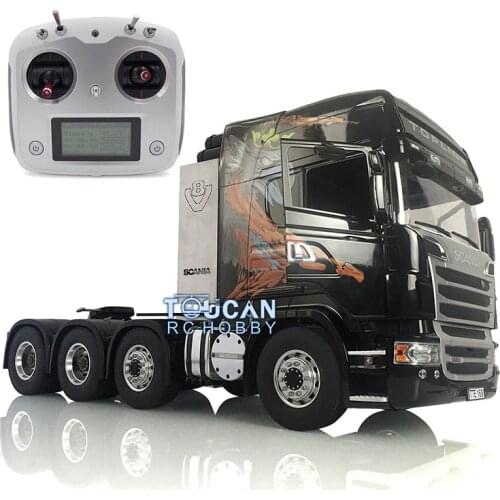 1/14 LESU Metal Chassis RC Sca 8*8 Tractor Truck Gripen Hercul Cabin Radio THZH0935-SMT3