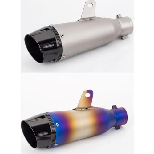 Motorcycle modified muffler 51mm stainless steel aluminum alloy exhaust pipe GSXR750 R6 ZX6R R34 with DB killer