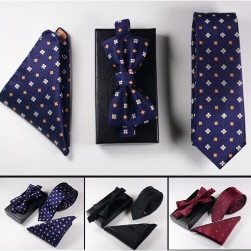 Fashion Silk Neck Tie Neck Tie Set Mens Necktie Ties Birthday Party Gifts For Men Dress Collocation For Wedding Party Tie Brand