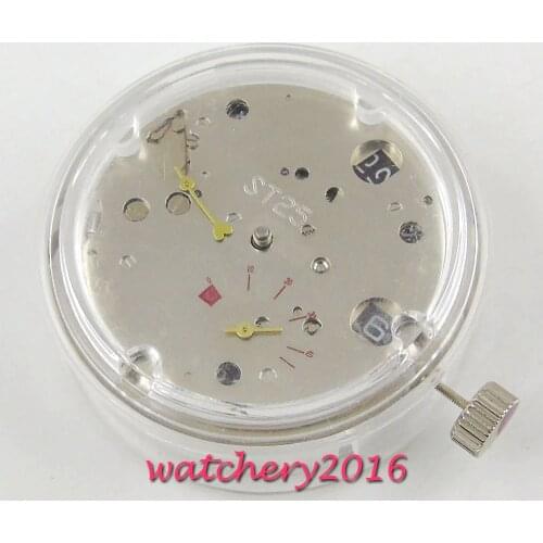 New ST 2530 Mechanical power reserve date window fit automatic movement Mens watch movement