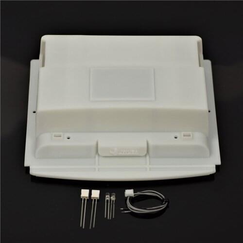 Unpainted High Roof Body With Light For 1/14 Rc Truck MAN JX F2000