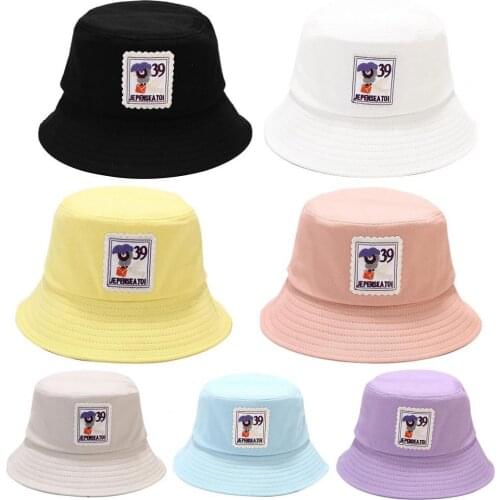 Retro Cotton Fisherman Hats Portable Folding Caps Outdoor Sunshade Headgear Double-sided Bucket Hat Basin Hat Breathable Sun Cap