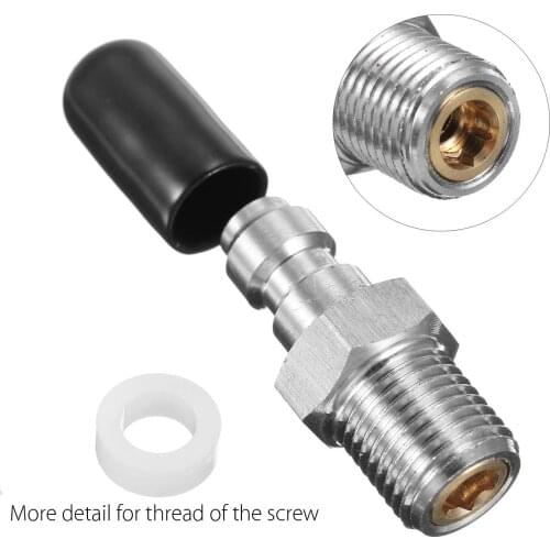 PCP Filling Nipple Air Tank One Way Foster M10 M8 Threads Screwed Joint Paintball Accessories