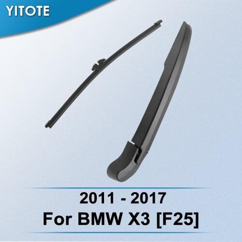 YITOTE Rear Wiper & Arm for BMW X3 [F25] 2011 2012 2013 2014 2015 2016 2017