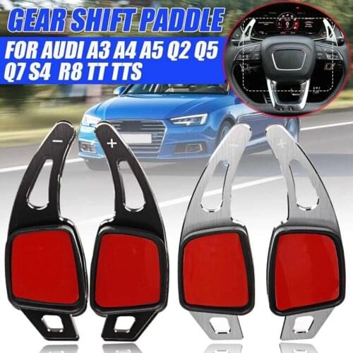 Car Steering Wheel Extend Shift Blade Paddles for -A3/S3/A4 B9/S4 B9/A5/S5 Q2 Q5 Q7 TT/TTS R8 2016-2019