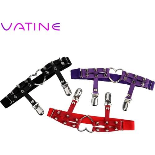VATINE Punk Garter Belt Leg Harness Stockings Sex Toys for Women Adult Products Adult Games