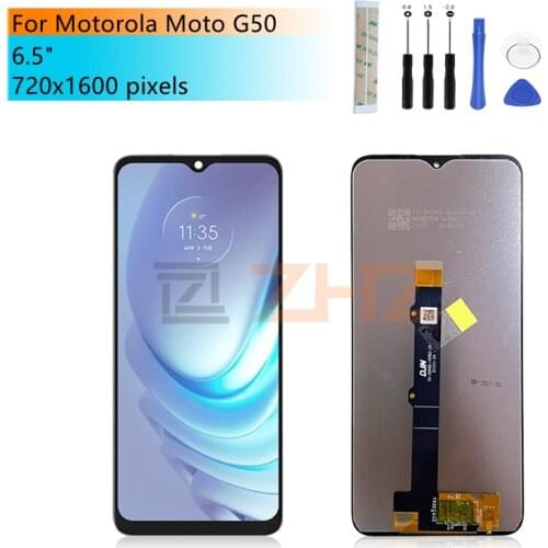 For Motorola Moto G50 LCD Display Touch screen Digitizer Assembly For Moto G50 Screen Replacement Repair Parts 6.5"
