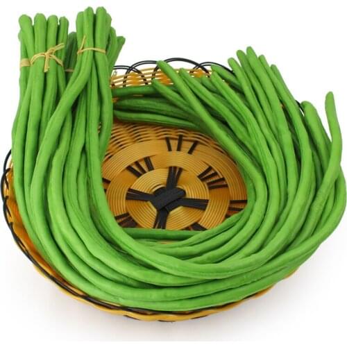 050 PU simulation of long bean model bean bean prop kitchen hotel dishes sample decoration