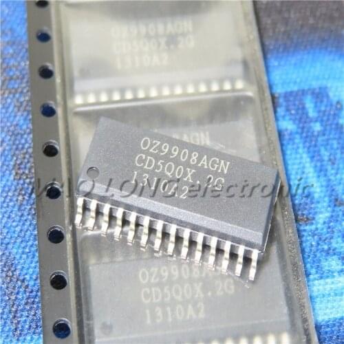 10PCS/LOT OZ9908AGN OZ9908 SOP-28 SMD LCD high voltage board chip New In Stock Original