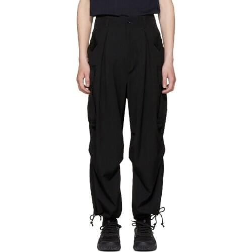 27-44 New 2017 Mens clothing GD Hair Stylist fashion Catwalk casual loose Wide Leg pants costume plus size singer costumes