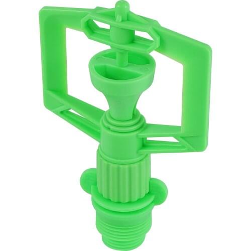 360° Adjustable Flow 1/2" 3/4" Male Thread Rotation Refraction Sprinklers Garden Lawn Agriculture Irrigation Humidification Tool