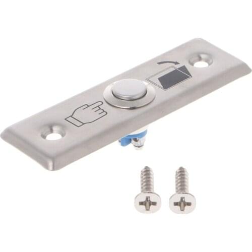 92x28mm Stainless Steel Doorbell Push Button Switch Touch Panel 62KD