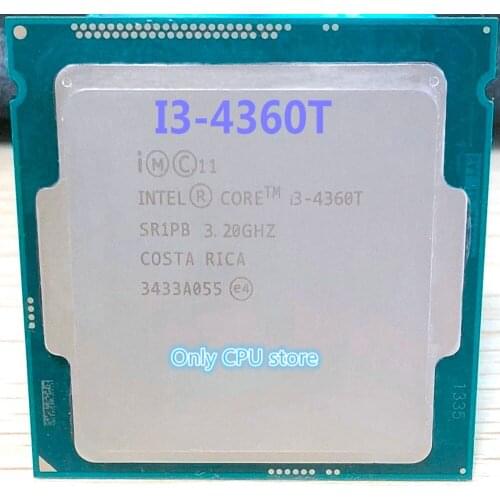FREE SHIPPING by DHL or EMS Core i3-4360T Processor(4M Cache,3.20 GHz),Dual-core LGA1150,i3 4360T cpu,i3-4360T Desktop CPU