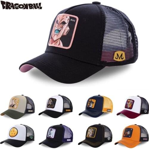 New Brand DRAGON BALL NARUTO All Styles Snapback Cotton Baseball Cap Men Women Hip Hop Dad Mesh Hat Trucker Hat Dropshipping