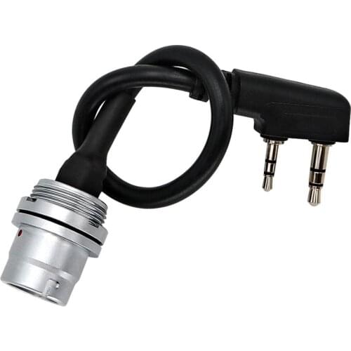 Harris dummy case AN/PRC 152 /PRC 148 walkie talkie 6 pin plug turn to Kenwood adapter U-283/U walkie talkie DIY connector