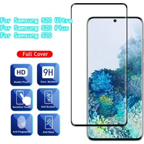 For Samsung Galaxy S20 Plus Glass Tempered Glass for Samsung S20 Plus HD Full Cover Screen Protetor for Samsung Galaxy S20 Plus