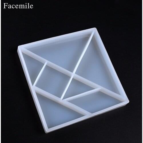 Facemile 1PCS Jigsaw Puzzle Shape For Epoxy Resin Jewelry Cake Cookie Fondant Cake Decorating Tools Sugarcraft Cake Baking Tool