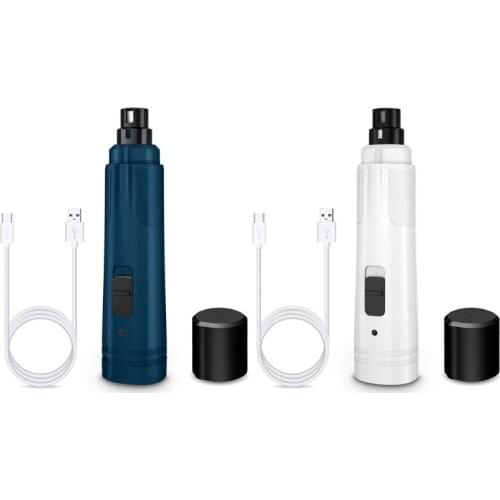 Dog Nail Grinder With LED Light Upgraded 2 Speed Electric Pet Nail Trimmer Powerful Painless For Small Medium Large Pets