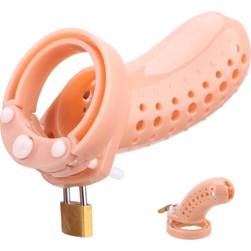 Cock Cage with 5 Size Penis Ring Adults Products Chastity Lock Sex Toys for Men Male Chastity Device