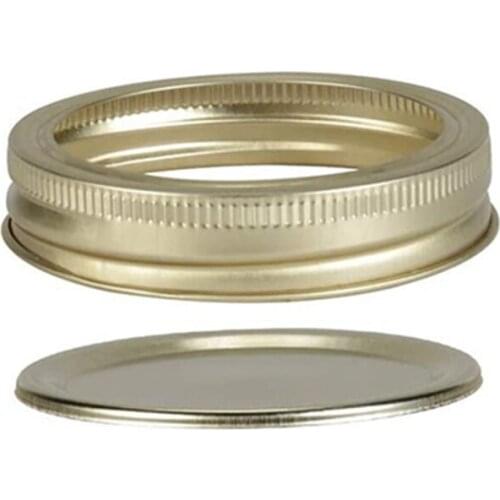 Mason Jar Lids And Rings For Ball Canning Lids, Regular Mouth, Split-Type Lids, Reusable And Secure Canning Jar Caps