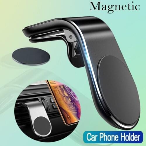 Magnetic Car Phone Holder For iPhone 12 Pro Max Xiaomi 11 Redmi Magnet Air Vent Mount in Car Universal Mobile Phone Stand Holder