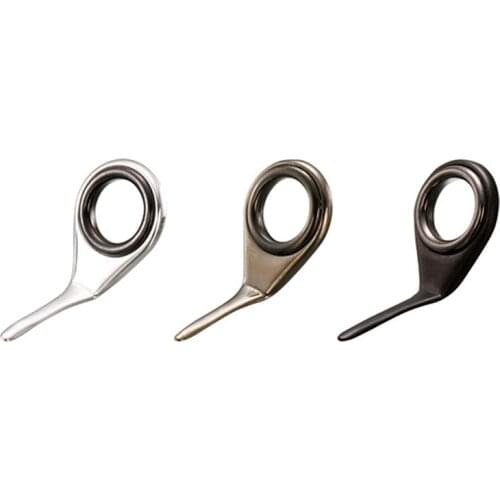 NooNRoo Model LDB Size:#5/#6/#8 Black /Silver/Dark M Grey color fishing rod repair guides,Fishing Rod Building 20PCS