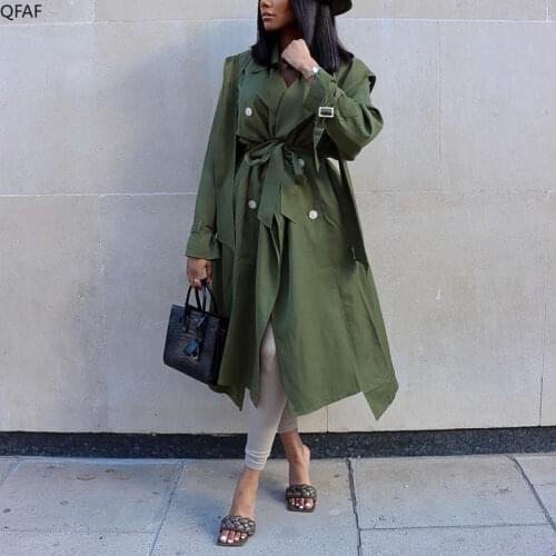 QFAF Women's Trench Coats