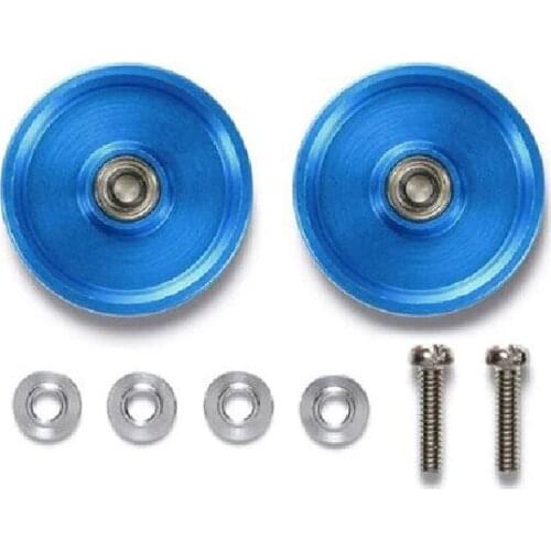 RFDTYGR Mini 4wd 19mm Aluminum Rollers Self-made Parts For Tamiya MINI 4WD 19mm Colored Aluminum Guide -Wheel D002 2sets/lot