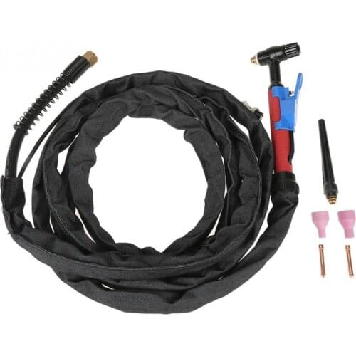 Metal Ceramic Tig Welding Torch Air Cooled Welder M16 for QQ150 3.7m/12ft Shield Cup Electrode M16 Set tig сварка soplete cocina