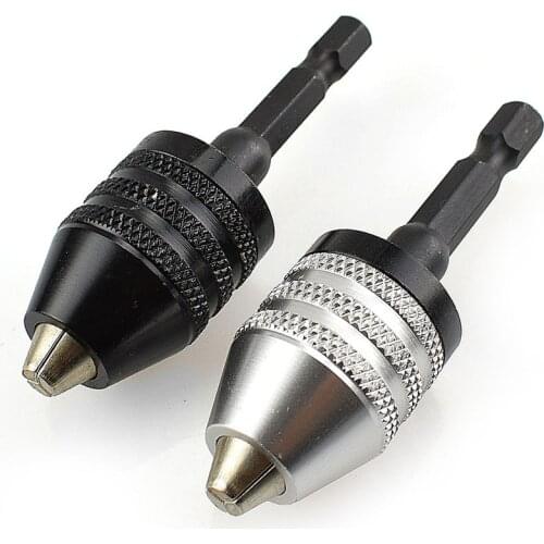 0.3-6.5mm Universal Jaw Conversion Chuck 2.35mm/3.0mm Drill Chuck Collets Set of Quick Chuck for Mini Tools#50py