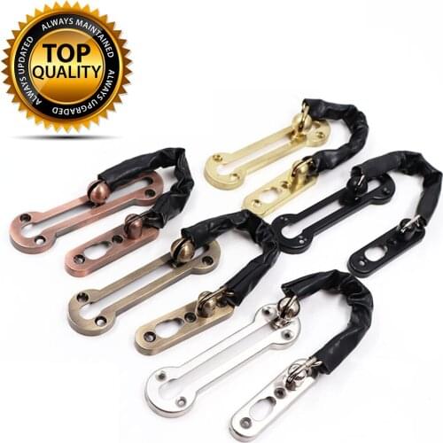 Stainless Steel Door Chain Security Anti-theft Chain Security Limiter Tools Hardware for Home Door