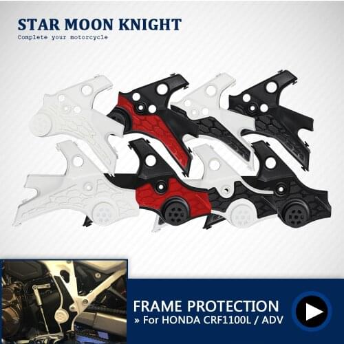 For Honda CRF1100L Africa Twin CRF 1100 L Adventure Sport Motorcycle Accessories Bumper Frame Protection Guard Protectors Cover