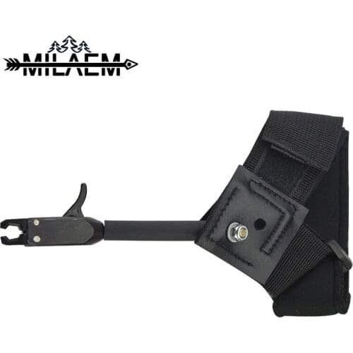 1 Piece Hunting Wristband Release Aid Shooting Pro Arrow Trigger Wristband Outdoor Training Compound Bow Archery Accessories