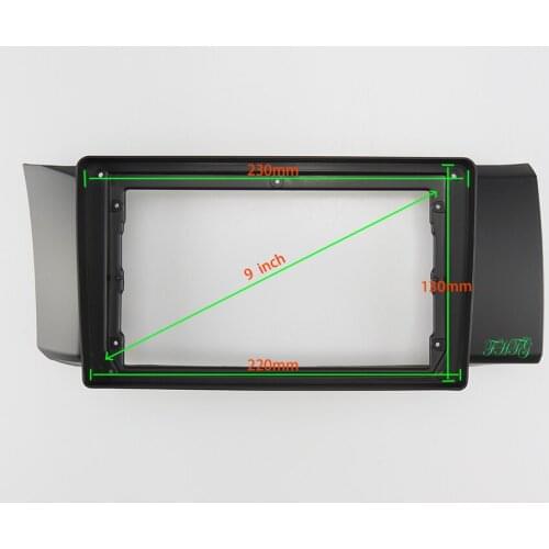 9 INCH Car Audio Frame GPS Navigation Fascia Panel Car dvd Plastic Frame Fascia is suitable for 2017 TOYOTA 86