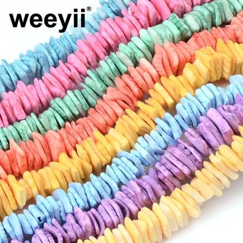 8~10mm Natural Irregular Square Shell Bead Loose Spacer Beads For Jewelry Making DIY Bracelet Earrings Accessories Wholesale