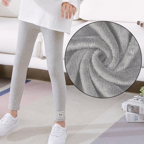 Kids Warm Leggings Girls Winter Clothes 2020 Cotton Trousers Children Clothing Girl Long Pants Velvet Leggings 8 10 12 14 Years