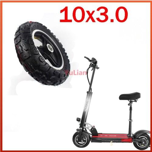 10 Inch Air Wheel 10x3.0 Tire with Alloy Rim for Electric Scooter Zero 10x Dualtron Kugoo M4 Balancing Hoverboard 10*3.0