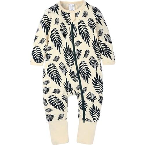 Newborn Baby Girls Boys Overalls Unisex Cotton Outerwear Infant Outfits Toddler Kids Cartoon Print Clothes baby romper pajamas