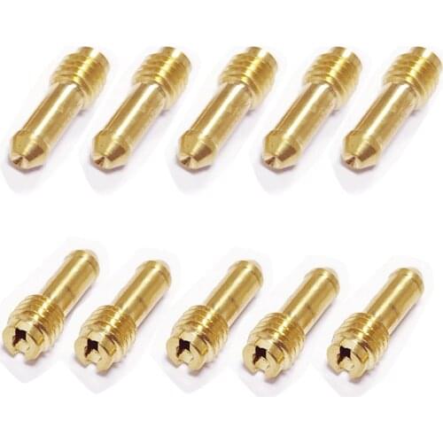 Pack of 10 Pilot Jet Idle Slow Jet N151.067 M5x0.8mm Thread for Mikuni CV Carb Kawasaki KZ1000 GS1000 GS1100 DR-350 18-4832