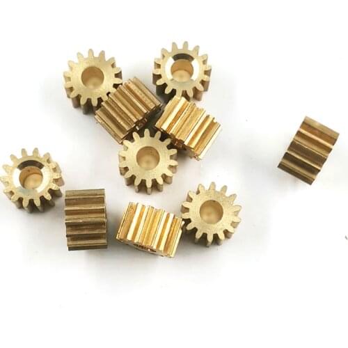 14T 3.17A 0.5M GEAR 14 Tooth 7.95MM 3.17mm Hole Main Shaft Metal Pinions Toy Accessories Model Accessories