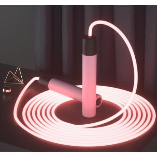 Newest Kids Outdoor Sport Toys Novelty Glowing Skipping Rope Game Luminous Toys Jump Ropes Exercise Light Up Toys for Children