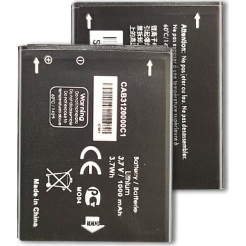 New CAB3120000C1 CAB23A0000C1 1000mAh 3.7V Li-ion battery for Alcatel One Touch 768 OT710 OT888A OT880A BeeLine Dual battery